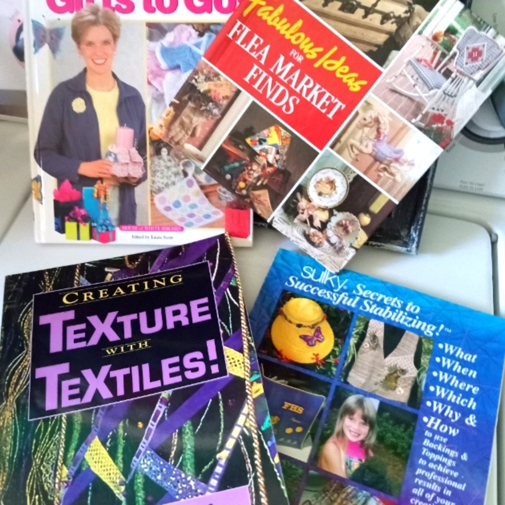 VINTAGE CRAFT BOOK LOT EXCELLENT CONDITION 4 TOTAL